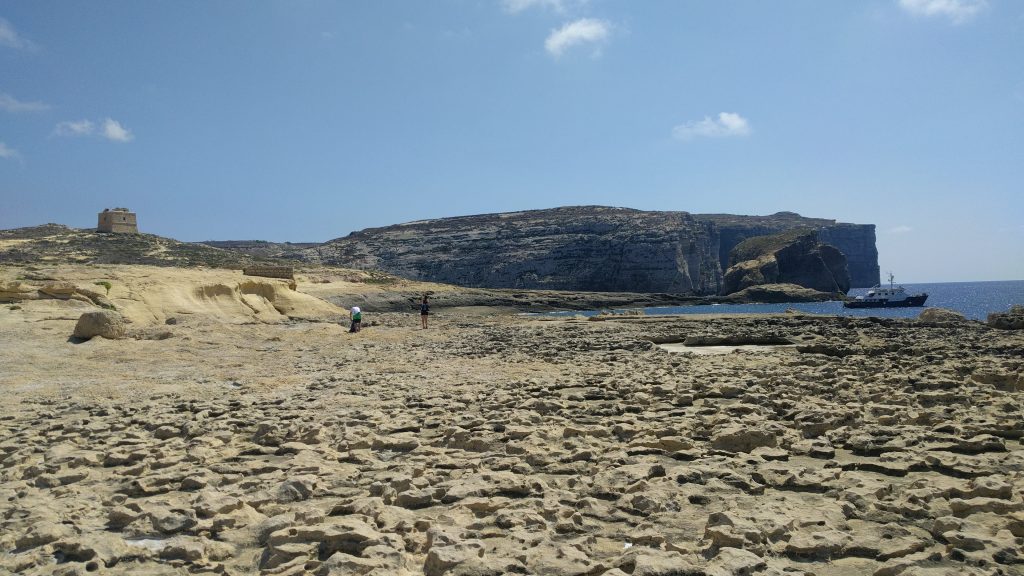 Dwejra, Blue hole, Fungus Rock 