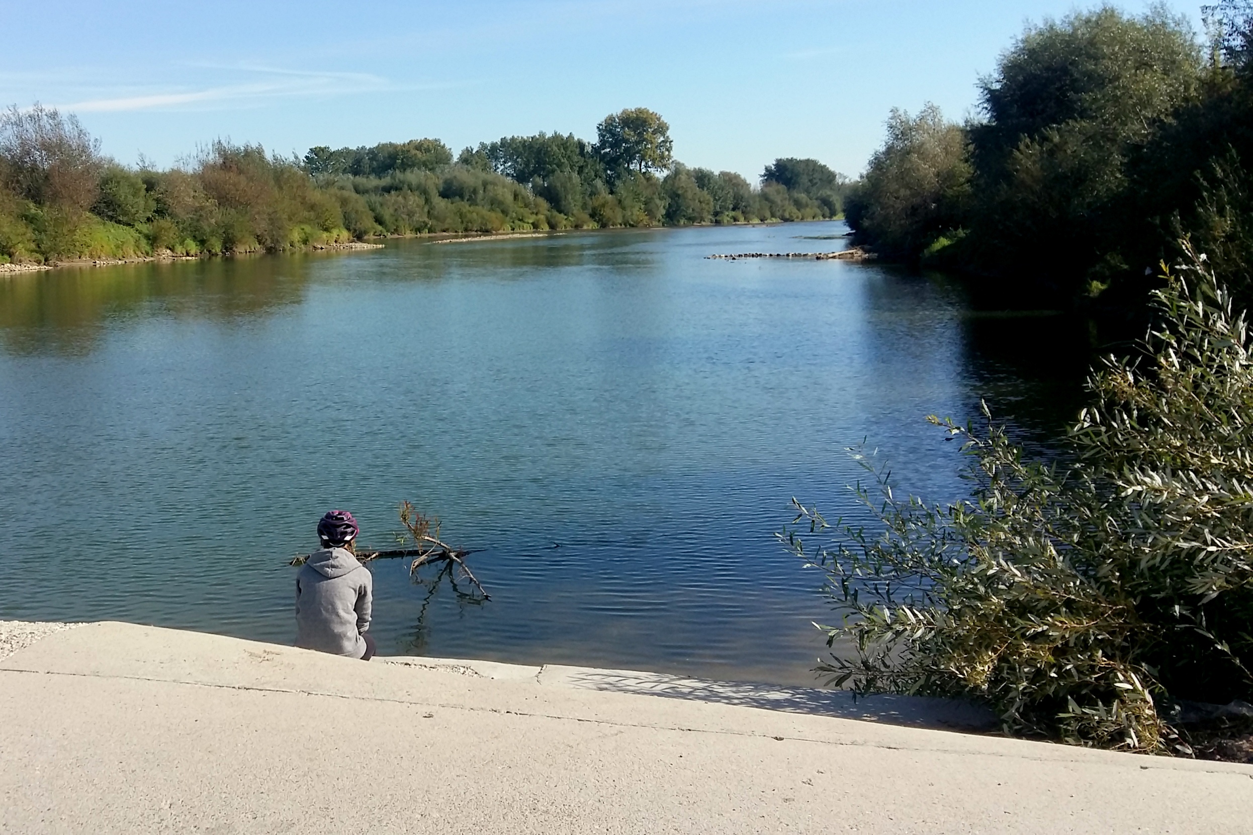 Otfinów przeprawa promowa na Dunajcu VeloDunajec