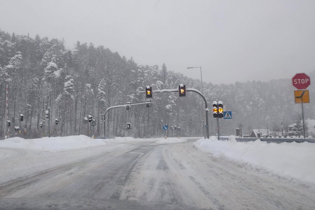 Śnieżna klęska żywiołowa w polskich górach- Muszyna.