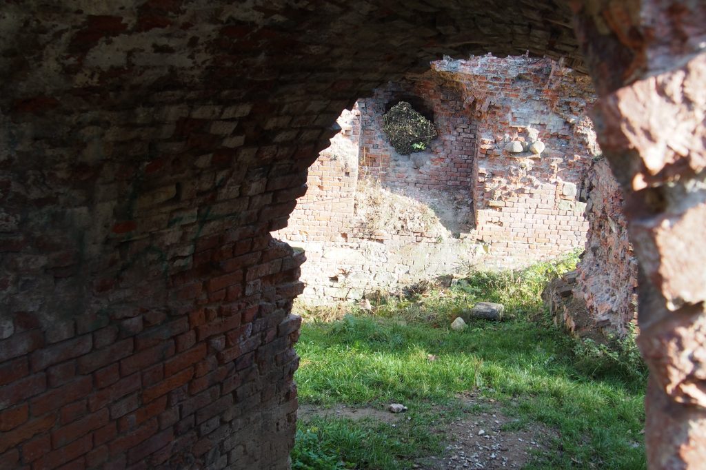 Ruiny zamku Tarnowskich na górze św. Marcina w Tarnowie