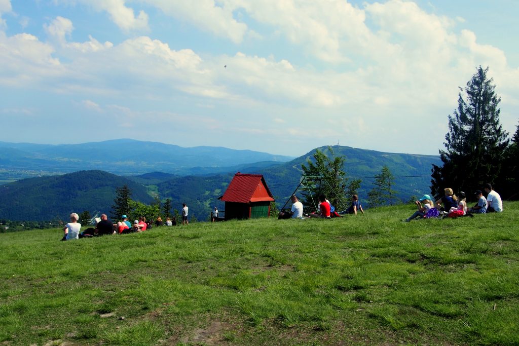 Polana stworzona do odpoczynku. Klimczok.