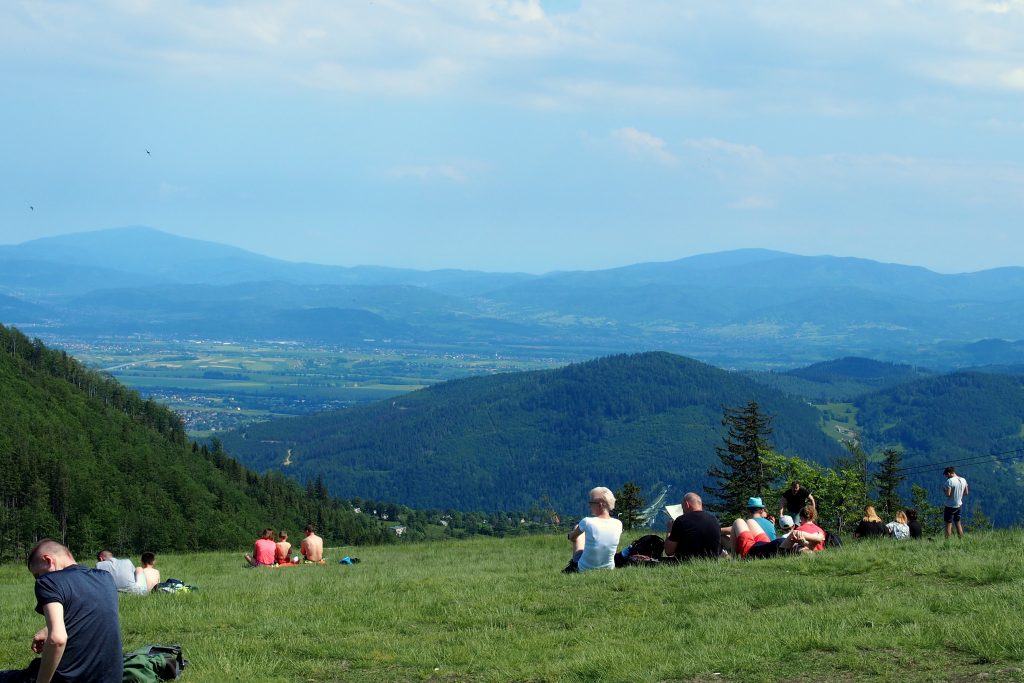 Polana stworzona do odpoczynku. Klimczok.