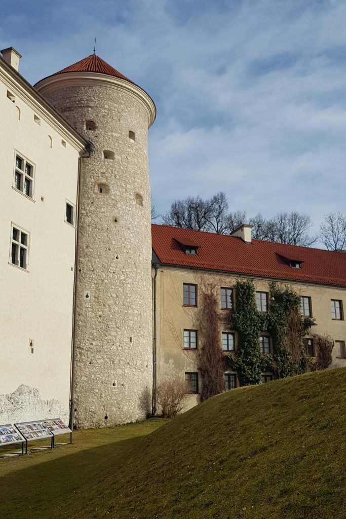 Ogród zamku w Pieskowej Skale