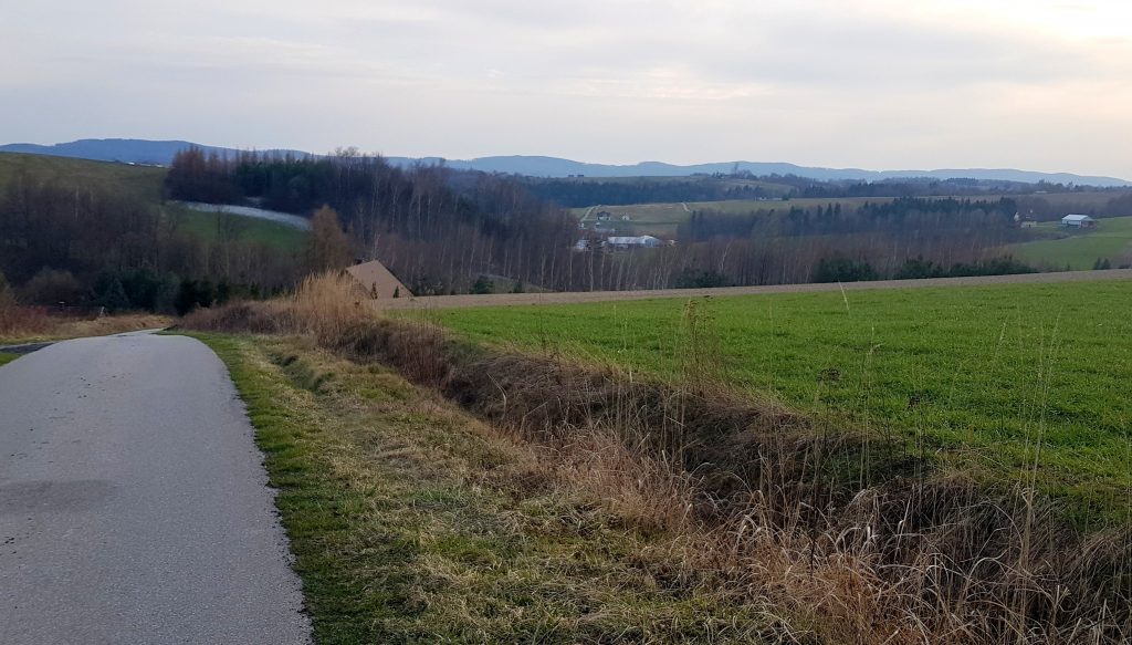 Widoki w drodze na Kokocz