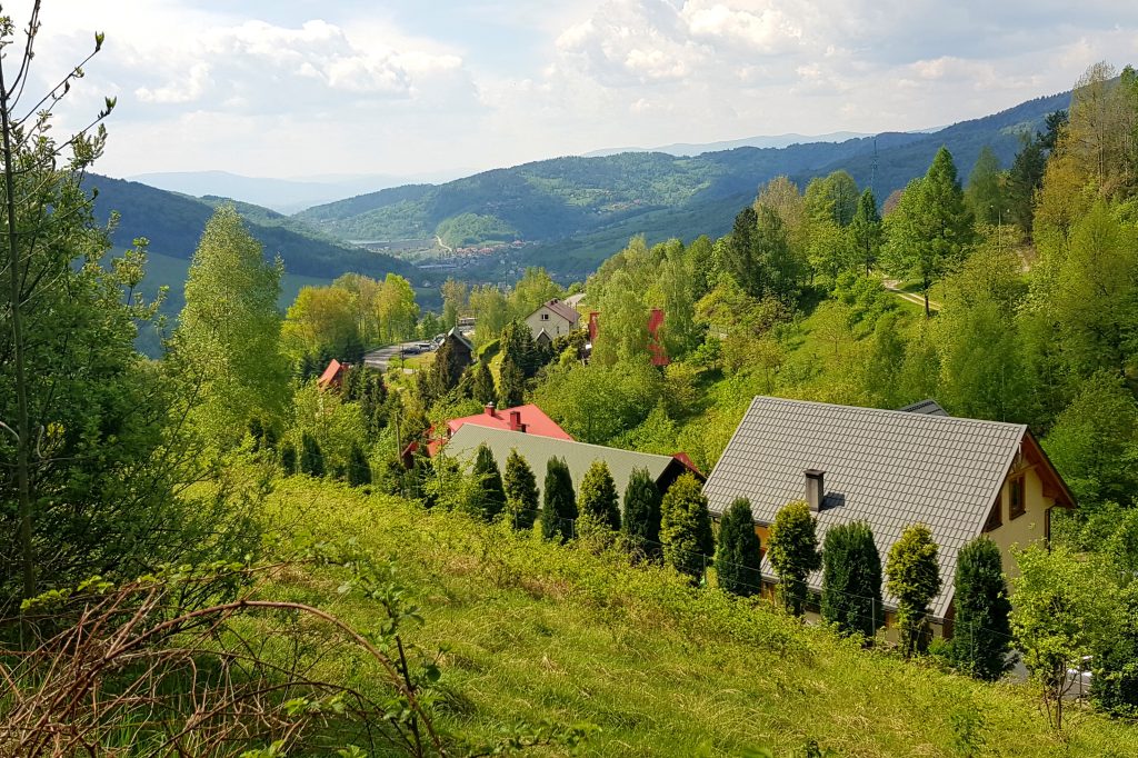 Droga na Żar- zabudowania