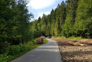 początek drogi na halę rysiankę