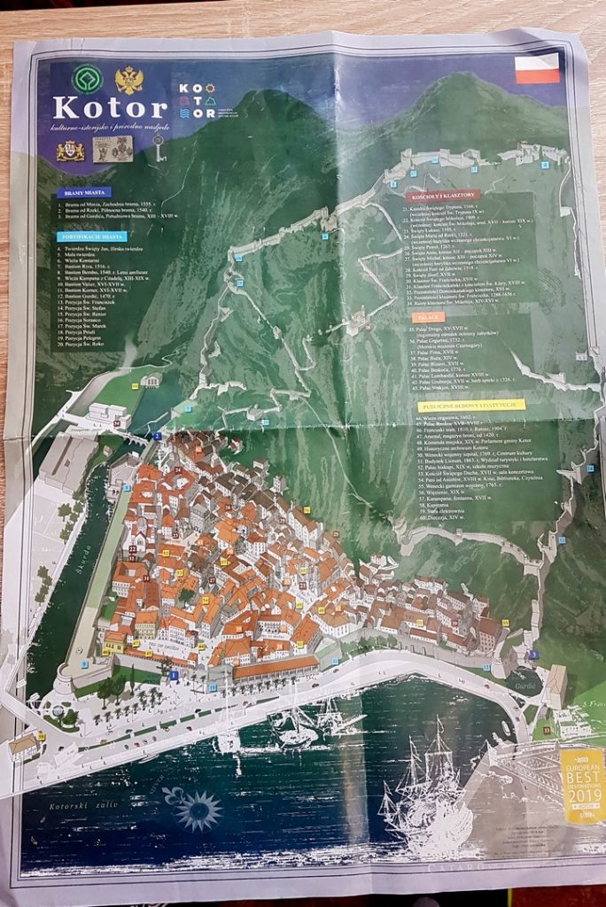 mapa Kotoru