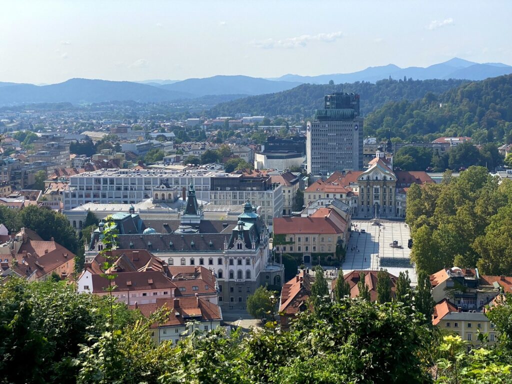 widok na Lublanę