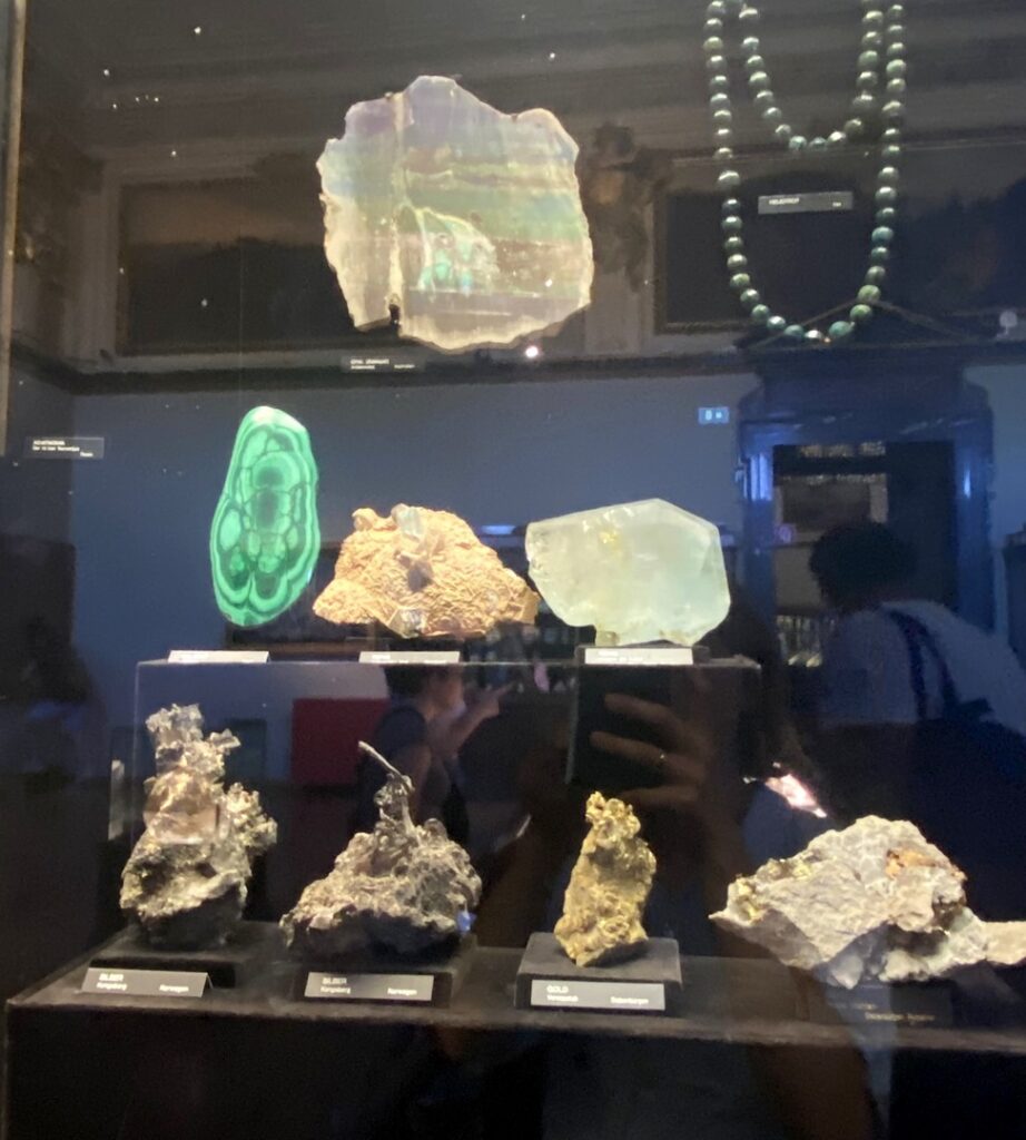 minerały w Muzeum Historii Naturalnej w Wiedniu